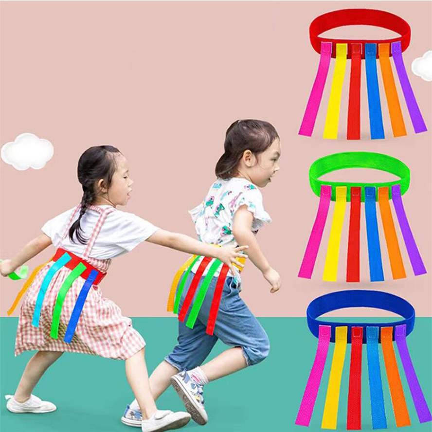 Sports Equipment 4 Year Old - เด็กกลางแจ้งตลกเกมจับหางอุปกรณ์การฝึกอบรมของเล่นเด็กผู้ใหญ่เด็กอนุบาลเด็กหญิงการทํางานเป็นทีมเกมกีฬาของเล่น