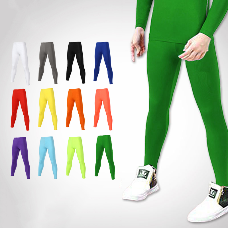 Sports Equipment For Boys - เด็กวิ่ง Tights กางเกงยิมเด็กสาวบาสเกตบอลฟุตบอลฟุตบอลฟิตเนสออกกําลังกายกีฬายาวการบีบอัด Legging 72