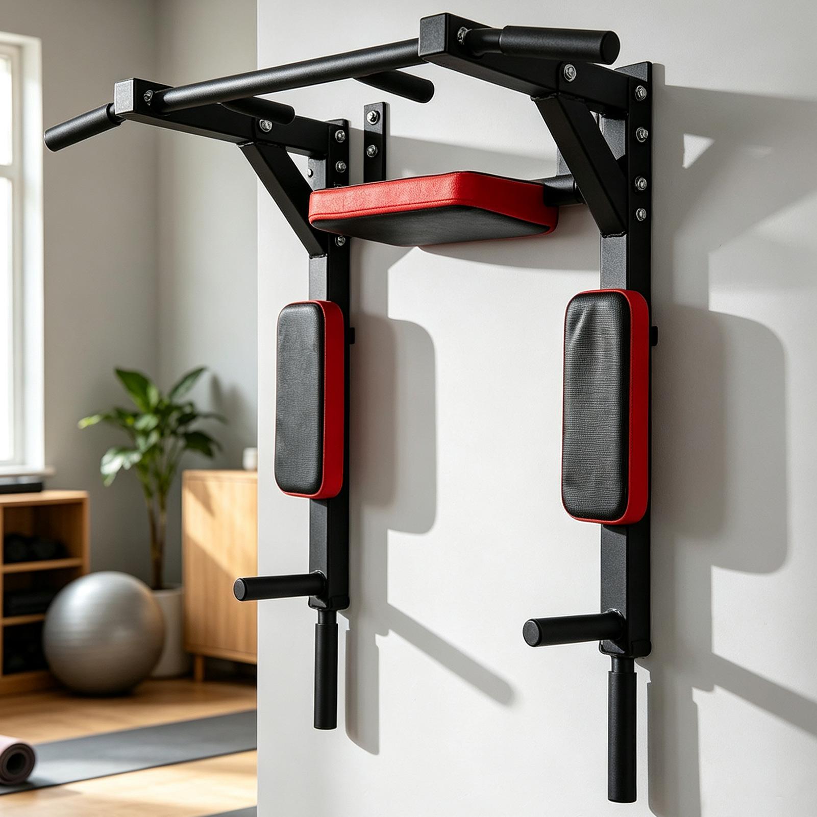 Sports Equipment For Home - บาร์โหนติดผนัง อุปกรณ์ออกกำลังกายแบบแนวนอนอเนกประสงค์ พร้อมรูยึด รับน้ำหนักได้ 200 กก.