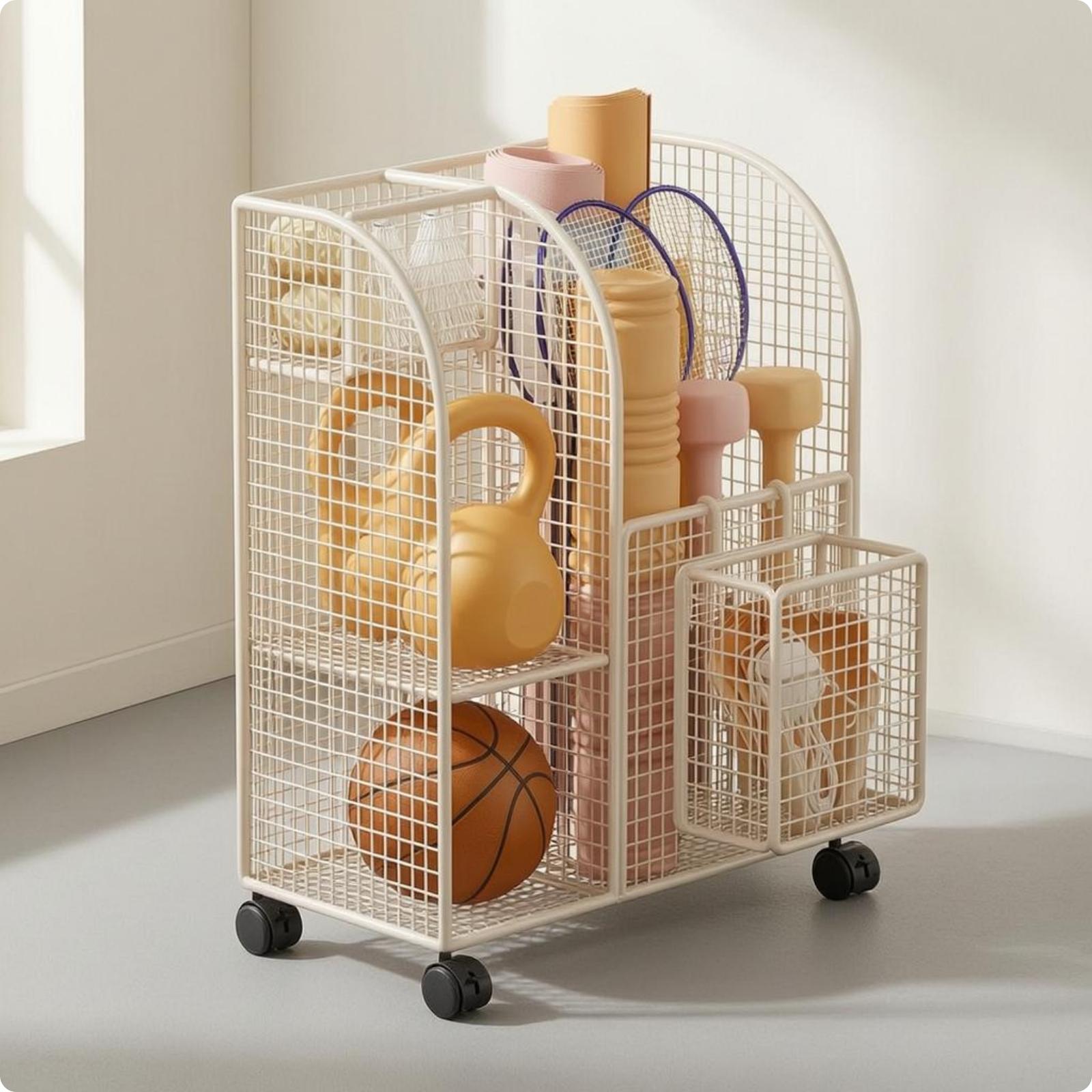 รถเข็นเก็บของแบบหลายช่องทำจากล - Sports Equipment For Home บทวิจารณ์และราคา