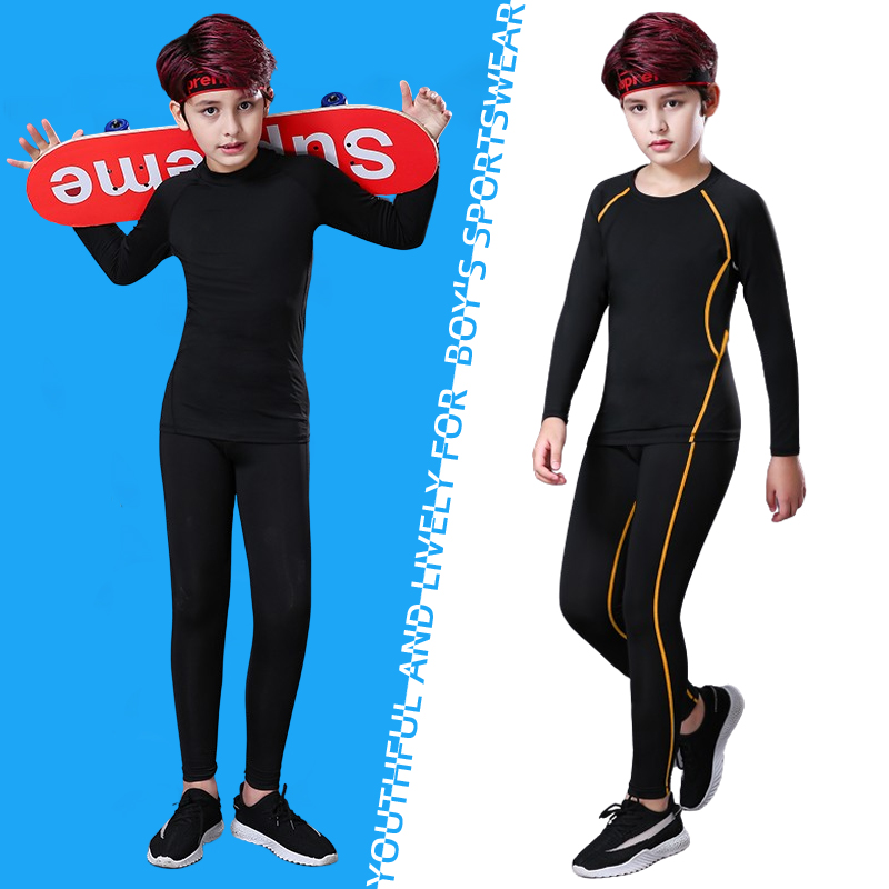 เด็กฟิตเนสTracksuitsเยาวชนกางเ - Sports Equipment For Boys บทวิจารณ์และราคา