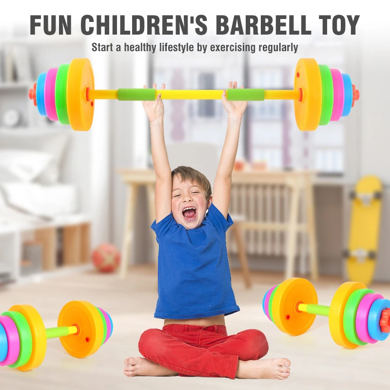 ชุดดัมเบลบาร์เบลสำหรับเด็กแบบป - Sports Equipment For Boys บทวิจารณ์และราคา